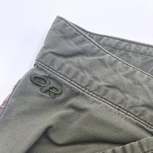 Outdoor Research Mens Olive Green Hiking Climbing Pants 34x31 Articulated OR